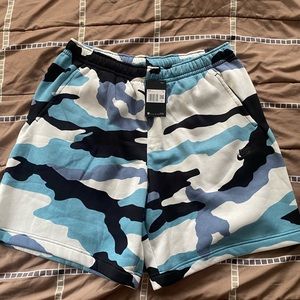 Men’s New Nike blue cargo sweat shorts XXL